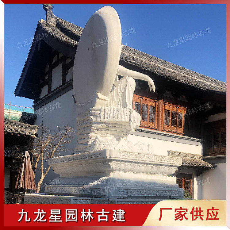 漢白玉觀音雕塑圖片